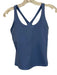 Spanx Size XS Blue Synthetic Cross Back Athletic Top Blue / XS