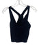 Alo Size M Black Sleeveless V Neck Crop Top Black / M