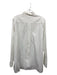 COS Size 10 White Cotton Button Down Collar Long Sleeve Top White / 10