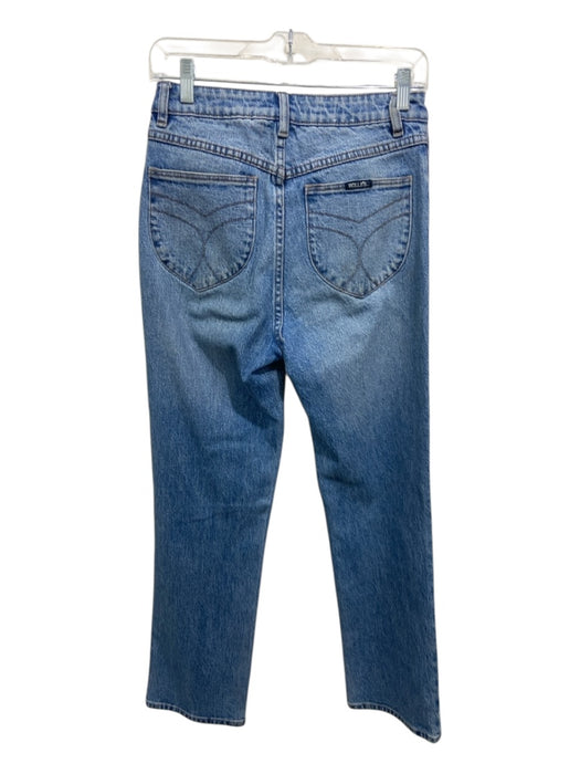 Rolla's Size 28 Med Wash Cotton Denim 5 Pocket Zip & Button High Rise Jeans Med Wash / 28