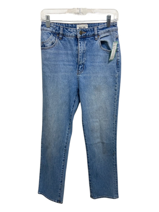 Rolla's Size 28 Med Wash Cotton Denim 5 Pocket Zip & Button High Rise Jeans Med Wash / 28