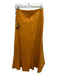 Maeve Size 0 Yellow Polyester Faux Suede hi lo Flounce Hem Side Zip Skirt Yellow / 0