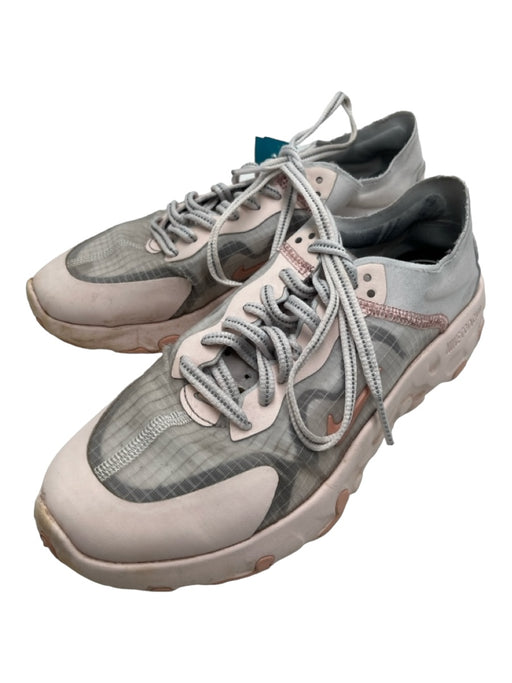 Nike Shoe Size 7 Pink & gray Synthetic round toe lace up Mesh Running Sneakers Pink & gray / 7