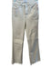 Pistola Size 27 White Cotton Zip Up High Rise 5 Pocket Straight Leg Jeans White / 27