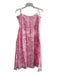 Amanda Uprichard Size M Pink & White Polyester Back Zip Sleeveless A Line Dress Pink & White / M
