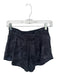 Lululemon Size 6 Black Camo Nylon Blend Smocked Waist Band Side Zipper Shorts Black Camo / 6