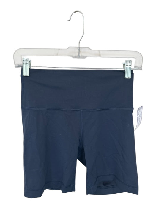 Lululemon Size 6 Navy Nylon Blend High Waist Bike Short Athletic Shorts Navy / 6