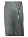 Galvan London Size 6 Silver Viscose Glitter Seqiun Stripe V Neck Sleeveless Gown Silver / 6