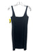 Elie Tahari Size Est XS Black Wool Blend Side Zip Sleeveless Dress Black / Est XS