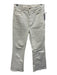 Denim Forum Size 27 Cream White Cotton Blend Denim High Waist Flare Jeans Cream White / 27