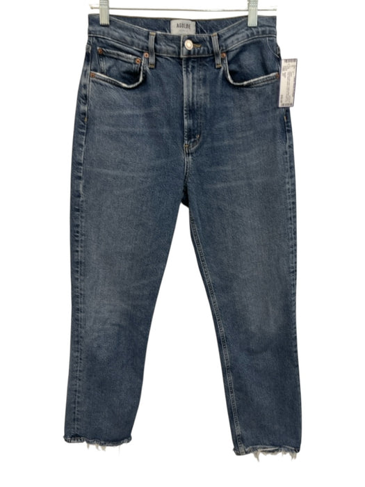 Agolde Size 27 Medium light wash Cotton Blend Denim High Waist Jeans Medium light wash / 27