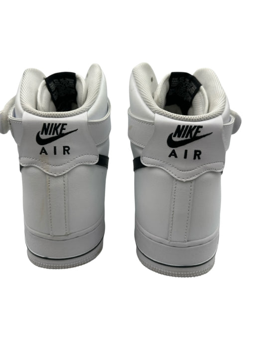 Nike Shoe Size 14 AS IS White & Black Leather Solid High Top Sneaker Men's Shoes White & Black / 14