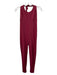 FP Movement Size M Red Polyester Tie Detail Sleeveless Athletic Jumpsuit Red / M