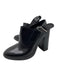 Vince Shoe Size 8.5 Black Leather Buckle Straps Round Toe Solid Booties Black / 8.5