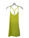 Outdoor Voices Size M Chartreuse Nylon Blend built in shorts Racerback Dress Chartreuse / M