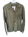 kennedy Gray Size XL Green Cotton Long Sleeve Button Up pocket Collar Top Green / XL