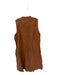 Quince Size XS Burnt Orange Linen Half Button Front Pleat Mini Dress Burnt Orange / XS