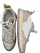 Oncept Shoe Size 9 Blush & White Leather Perforated Athletic Sneakers Blush & White / 9