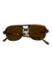 Ray Ban Brown Plastic Aviator Tortoise Shell Brown Lenses Case Inc. Sunglasses Brown