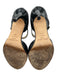 Jimmy Choo Shoe Size 39.5 Black Patent Leather Ankle Strap Peep Toe Pumps Black / 39.5
