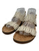 Ulla Johnson Shoe Size 39 Ivory White Leather Upper Cork Floral Sandals Ivory White / 39