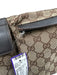 Gucci Brown & Beige Canvas Leather Detail Guccissima Zip Belt Bag Bag Brown & Beige / Small