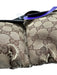Gucci Brown & Beige Canvas Leather Detail Guccissima Zip Belt Bag Bag Brown & Beige / Small