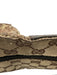 Gucci Brown & Beige Canvas Leather Detail Guccissima Zip Belt Bag Bag Brown & Beige / Small