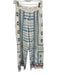 Johnny Was Size Medium Blue, Red, White Linen Shirred Embroidered Wide Leg Pants Blue, Red, White / Medium