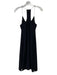 Tibi Size 6 Black Spaghetti Strap Button Detail Racerback Dress Black / 6