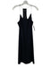 Tibi Size 6 Black Spaghetti Strap Button Detail Racerback Dress Black / 6