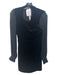 Whistles Size 2 Black Viscose Blend Velvet Pleated Sleeve Shift Dress Black / 2