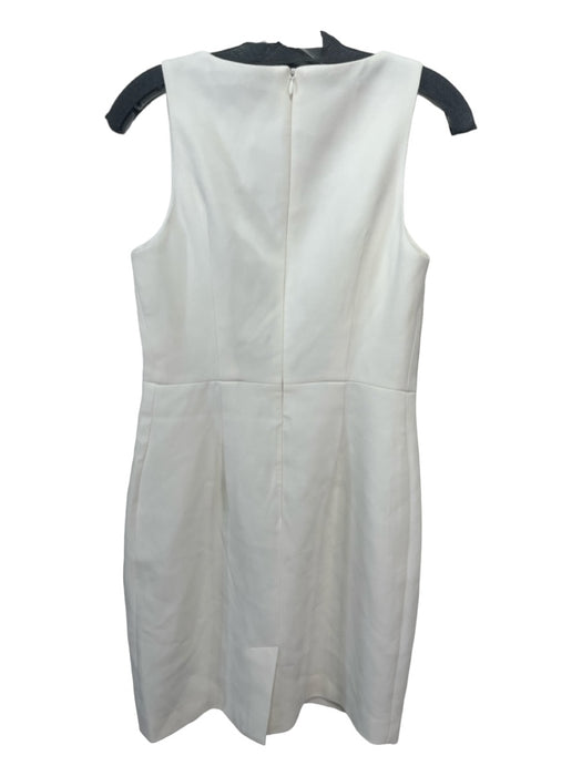 Finders Keepers Size M White Polyester Blend Deep V Sleeveless Sheath Dress White / M