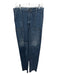 Rag & Bone Size M Dark Wash Cotton Elastic Waist Jean Print Straight Pants Dark Wash / M