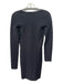 Gauge81 Size XS Black Rayon & Polyamide Knit Long Sleeve Fitted Dress Black / XS