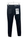 DL1961 Size 25 Black Cotton Blend Velvet Low Rise Button Fly Skinny Pants Black / 25