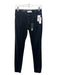 DL1961 Size 25 Black Cotton Blend Velvet Low Rise Button Fly Skinny Pants Black / 25