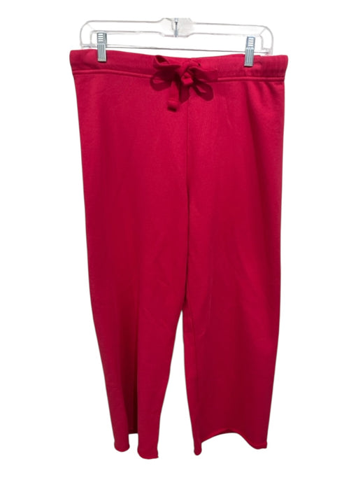 Frank & Eileen Size M Bright red Cotton Wide Leg Elastic Waist Sweatpants Pants Bright red / M