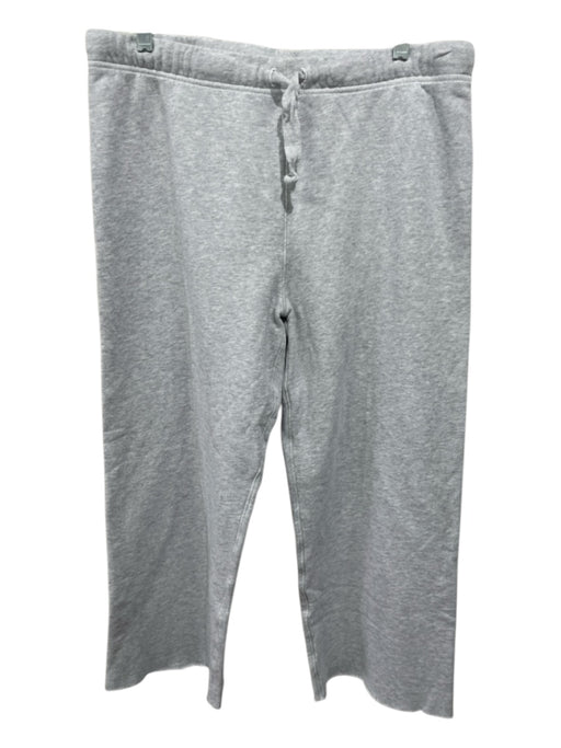 Frank & Eileen Size L Light Gray Cotton Wide Leg Elastic Waist Sweatpants Pants Light Gray / L