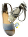 Dolce Vita Shoe Size 10 Taupe & Tan Leather Platform Espadrille Sandals Taupe & Tan / 10