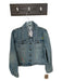 Ivy Jane Size L Med Dark Wash Cotton Embroidered Denim Jacket Med Dark Wash / L