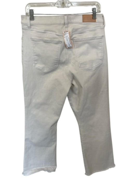 Pistola Size 31 Bone Cotton Blend High Waist Bootcut Raw Hem Jeans Bone / 31