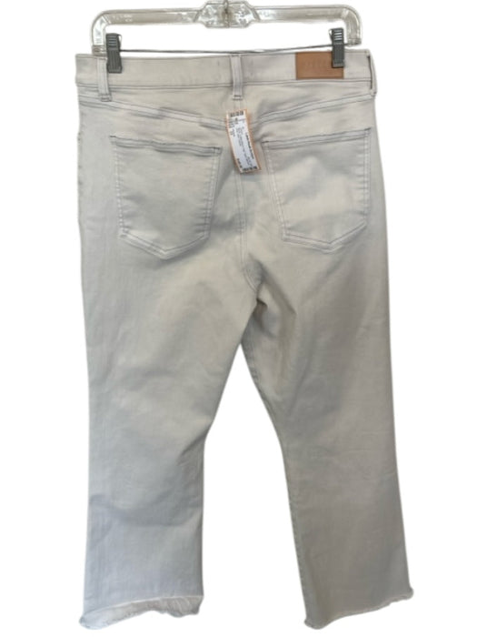 Pistola Size 31 Bone Cotton Blend High Waist Bootcut Raw Hem Jeans Bone / 31