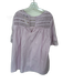 English Factory Size M Purple Cotton Short Sleeve Lace Detail Dress Purple / M