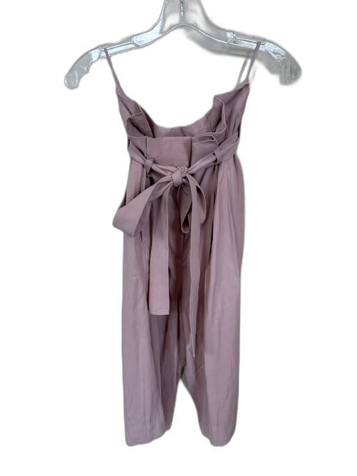 COS Size 6 Mauve Purple Rayon High Waist Belted Bermuda Shorts Mauve Purple / 6