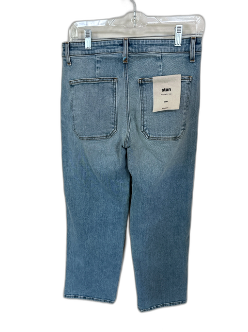 Edyson Size 26 Med Light Wash Cotton Blend Mid Rise Straight Leg Jeans Med Light Wash / 26