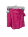 Rebecca Minkoff Size M Pink Polyester High Waist Belted Shorts Pink / M