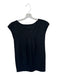 Theory Size 8 Black Wool Cap Sleeve Front Pocket Mini Dress Black / 8