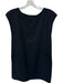 Theory Size 8 Black Wool Cap Sleeve Front Pocket Mini Dress Black / 8
