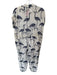 Corey lynn calter Size S Cream & Navy Viscose Cap Sleeve Swiss Dot Jumper Cream & Navy / S